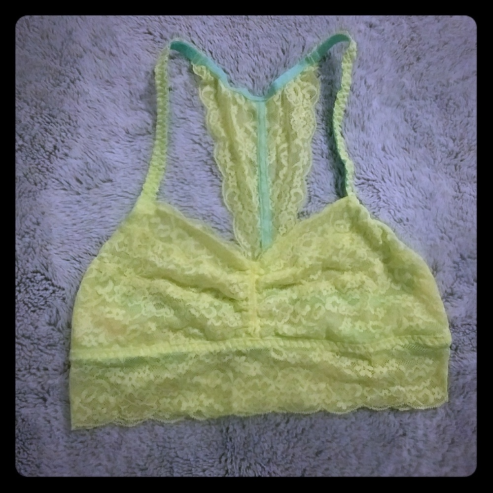 Victoria Secret Lace Racerback Bralette Small